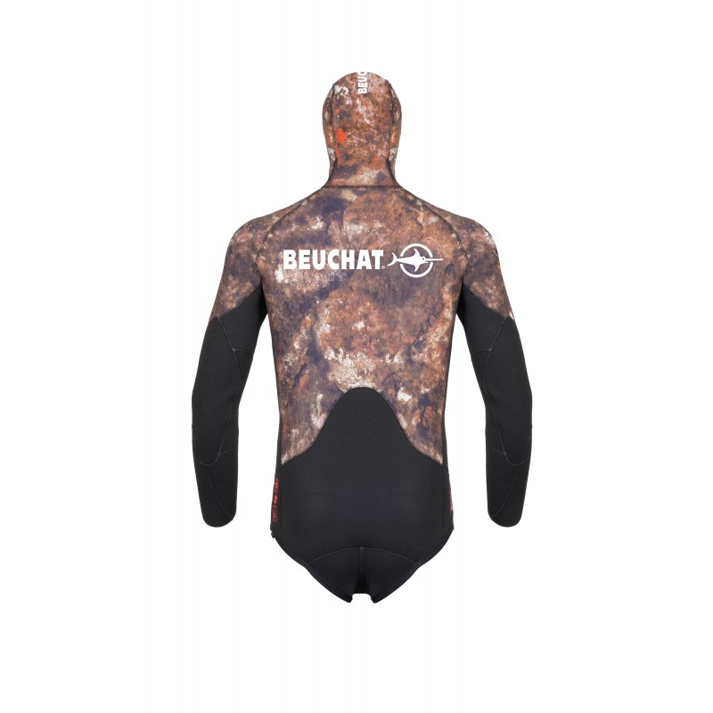 ATLANT BROWN - JACKET 7 MM - OPEN CELL | NYLON | Echipament Spearfishing | Costume neopren